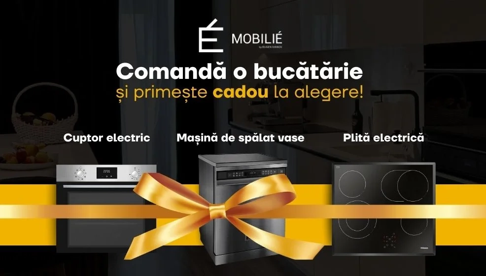 Comandă o bucătărie și primește cadou la alegere